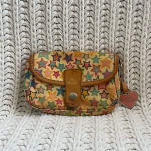 Vintage Dooney & Bourke Multicolor Stars Wallet